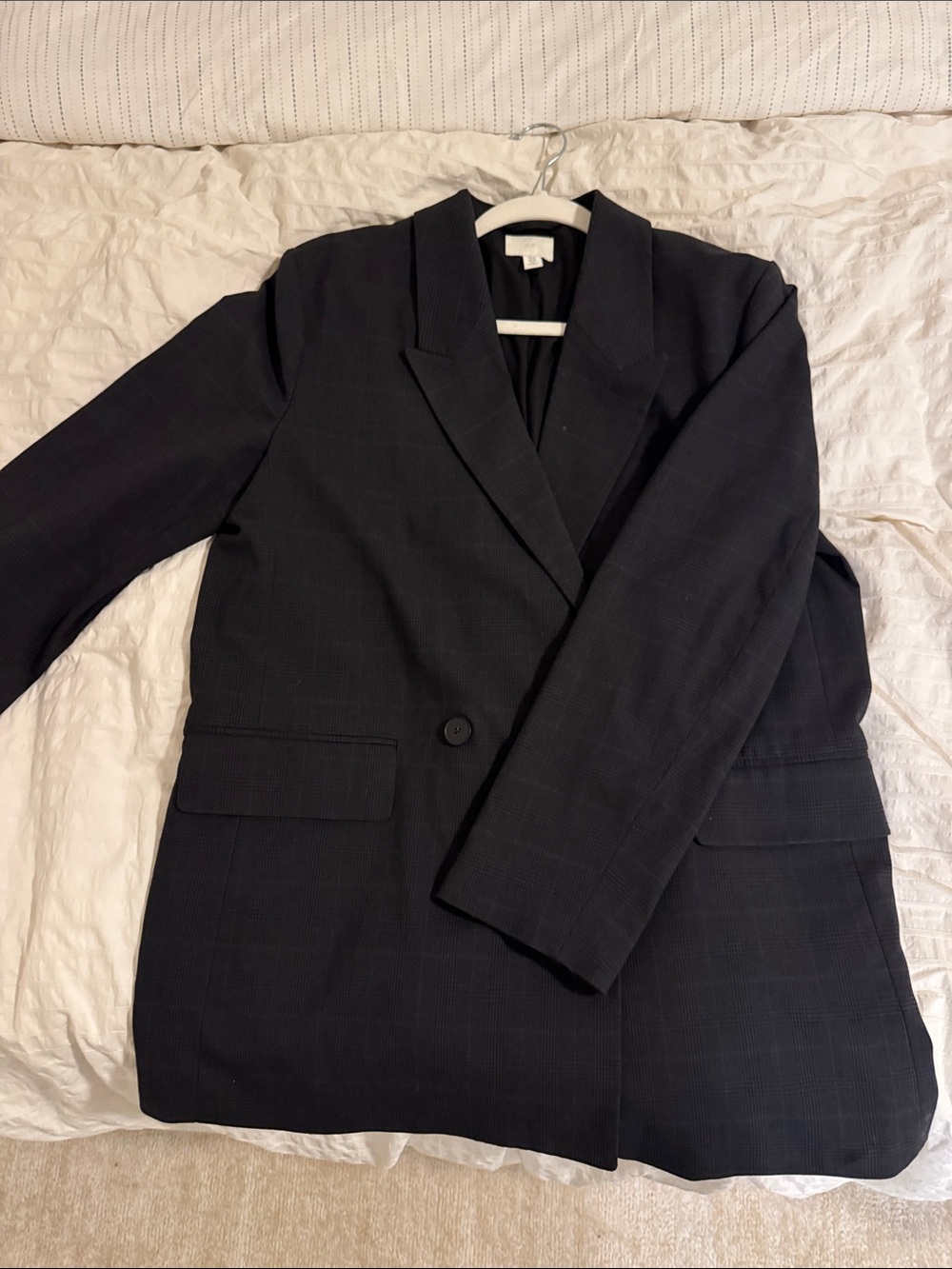 H&M Black Single-Button Blazer